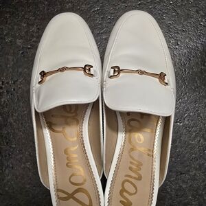 Sam Edelman Women's White Mules
